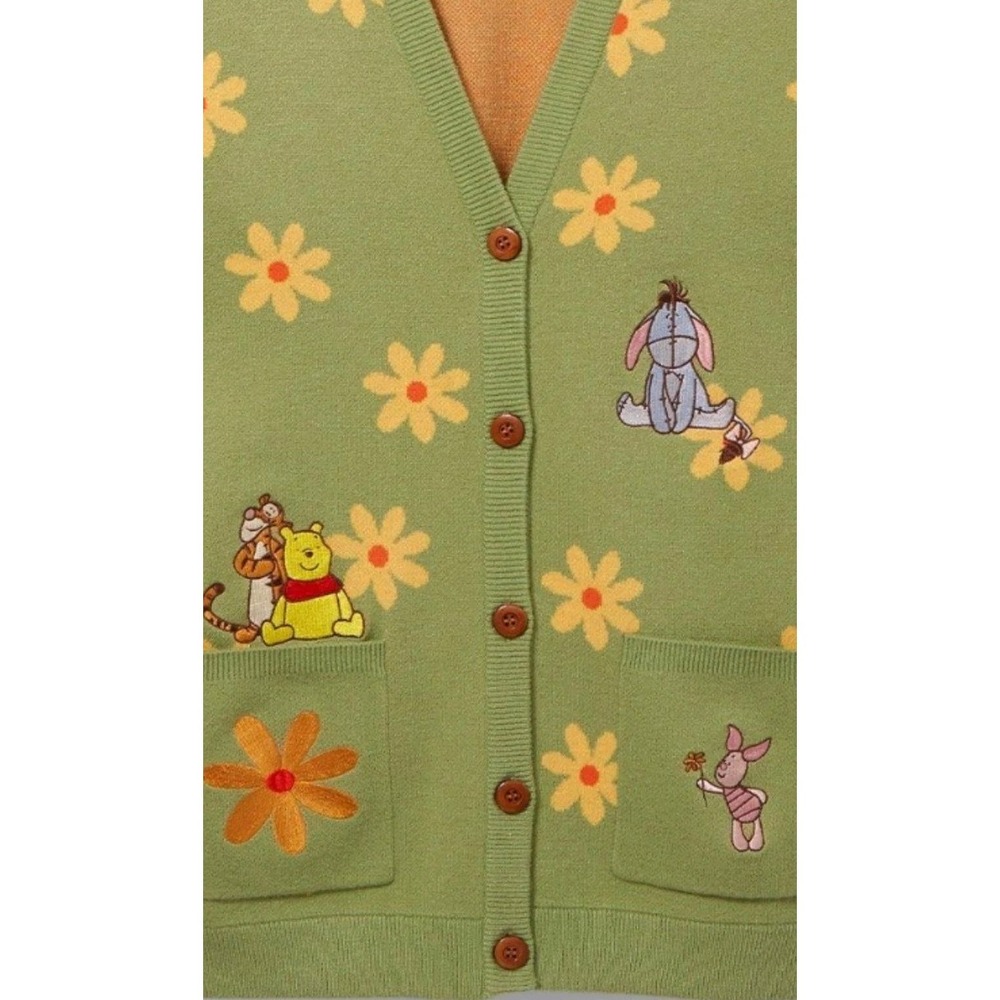 Her Universe Disney Winnie The Pooh & Friends Daisy Florals Womens XL Cardigan - Picture 3 of 3